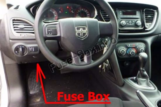 Fuse Box Diagram Dodge Dart (PF; 2013-2016)