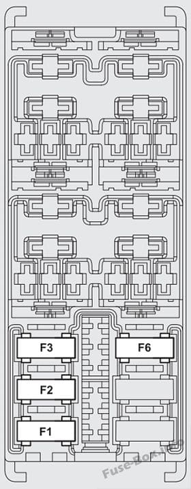 Trunk fuse box diagram: Fiat Bravo (2013)