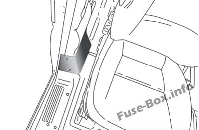 Optional fuse box (location): Fiat Ducato (2015, 2016, 2018, 2019)