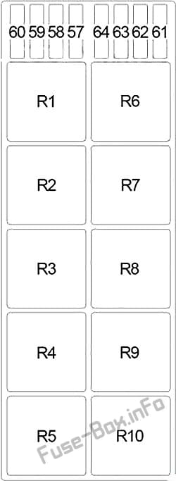 Relay Box: Infiniti QX56 (2004, 2005, 2006, 2007, 2008, 2009, 2010)