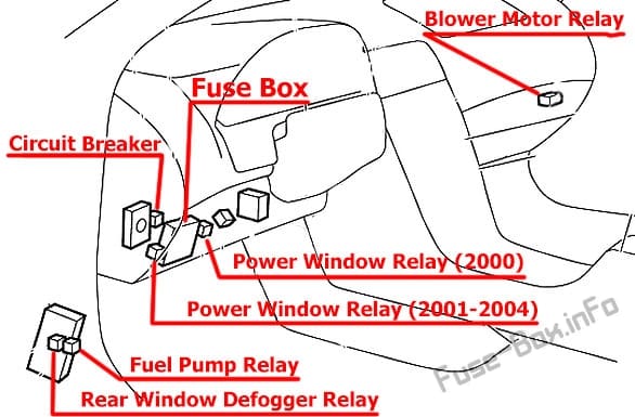 Passenger compartment overview: Infiniti i30, i35 (1998-2004)