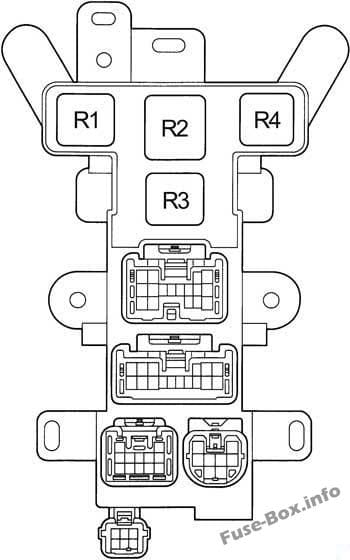 Passenger Compartment Relay Box: Toyota RAV4 (1995, 1996, 1997)