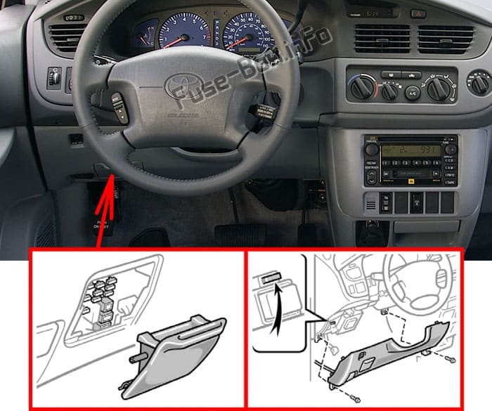 thumbnail image 2 of Tailgate Handle Assembly Replacement - Compatible With 2001-2007 Toyota Sequoia, 1998-2003 Sienna - Smooth Black, Plastic - OEM 69090-08010, 79600, TO1820100 2 of 14