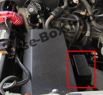 Engine Compartment Relay Box: Toyota Tacoma (2005-2015)